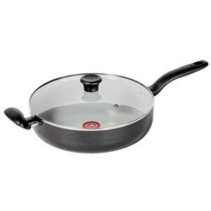 T-Fal -  Simply Cook 5qt Ceramic Nonstick Saute with  Black